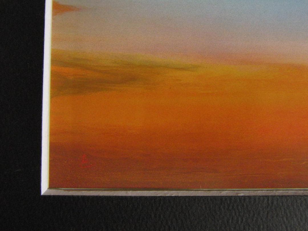 鎮西直秀、【金星のロマン】、希少な額装用画集より、新品額装付、状態良好