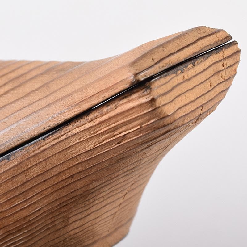 茶道具　塗師　辻石斎造　鳩香合　無盡宗左（即中斎）極め箱　M　R8062