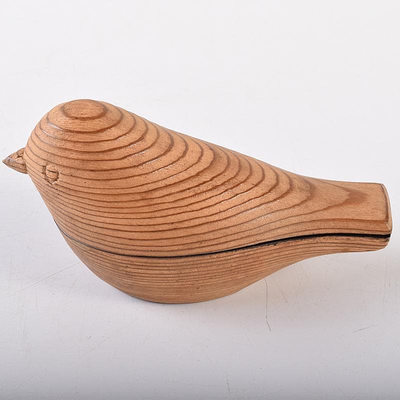 茶道具　塗師　辻石斎造　鳩香合　無盡宗左（即中斎）極め箱　M　R8062