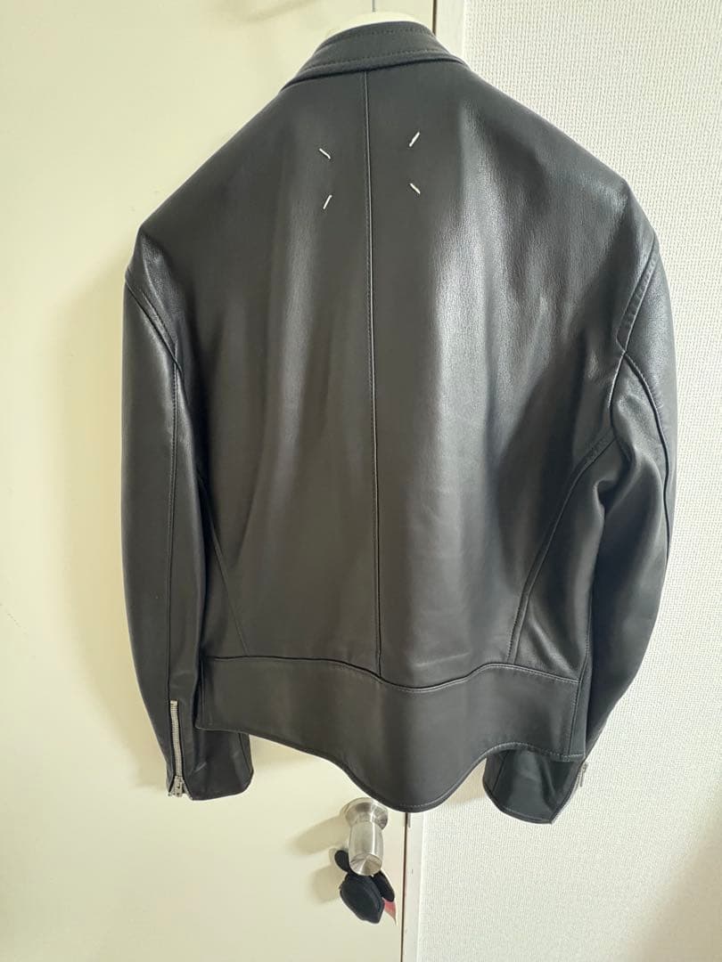 本日限りMaison Margielaの5-ZIPLEATHER JACKET