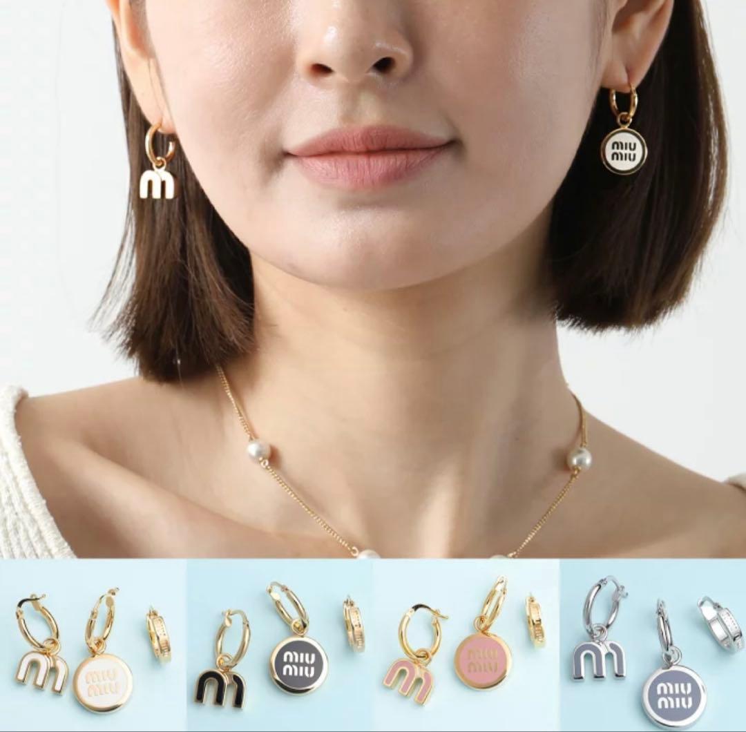 ☆*☆様 miumiuピアス3点セット水色⭐︎送料無料