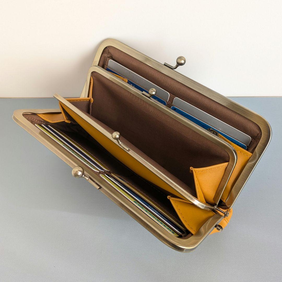 はちみつちゃん！親子がま口お財布　本革