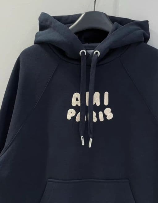 AMI PARIS ネイビ ーパーカー L