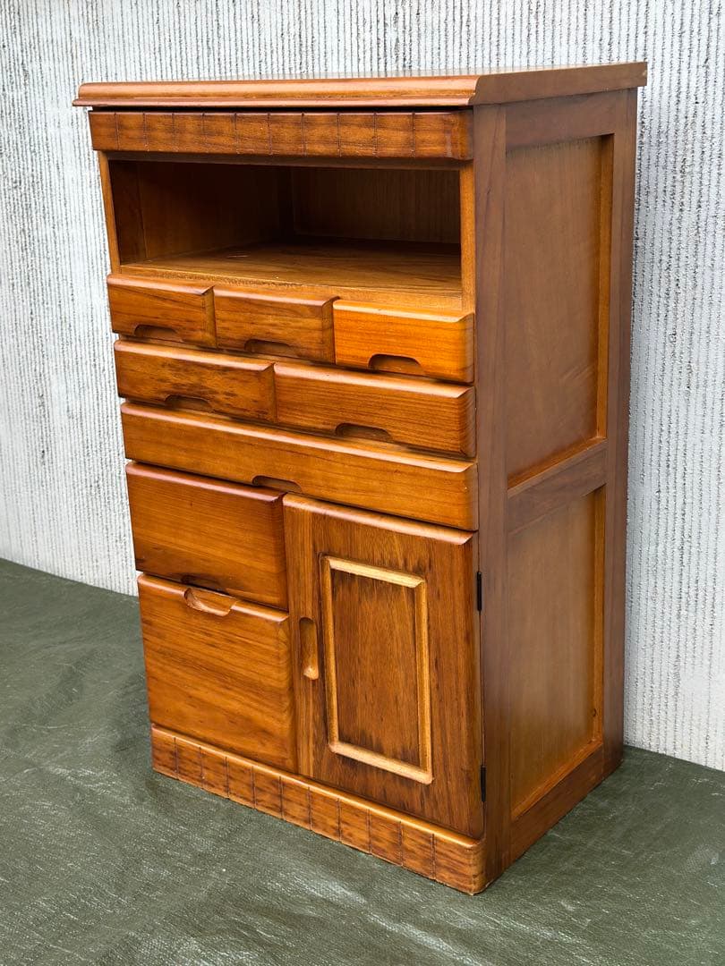 【オープンチェスト】木製　収納　花台　収納棚　電話台　インテリア◎