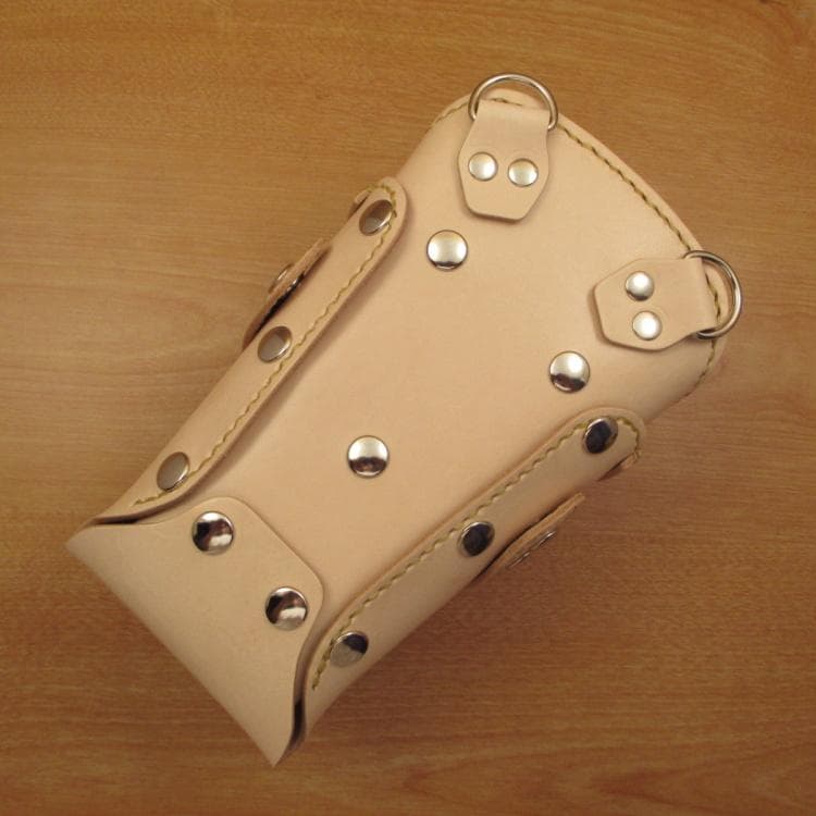 ☆特別価格☆　ヌメ革ナチュラル　５丁差し　 シザーケース　SCY-124/NA1