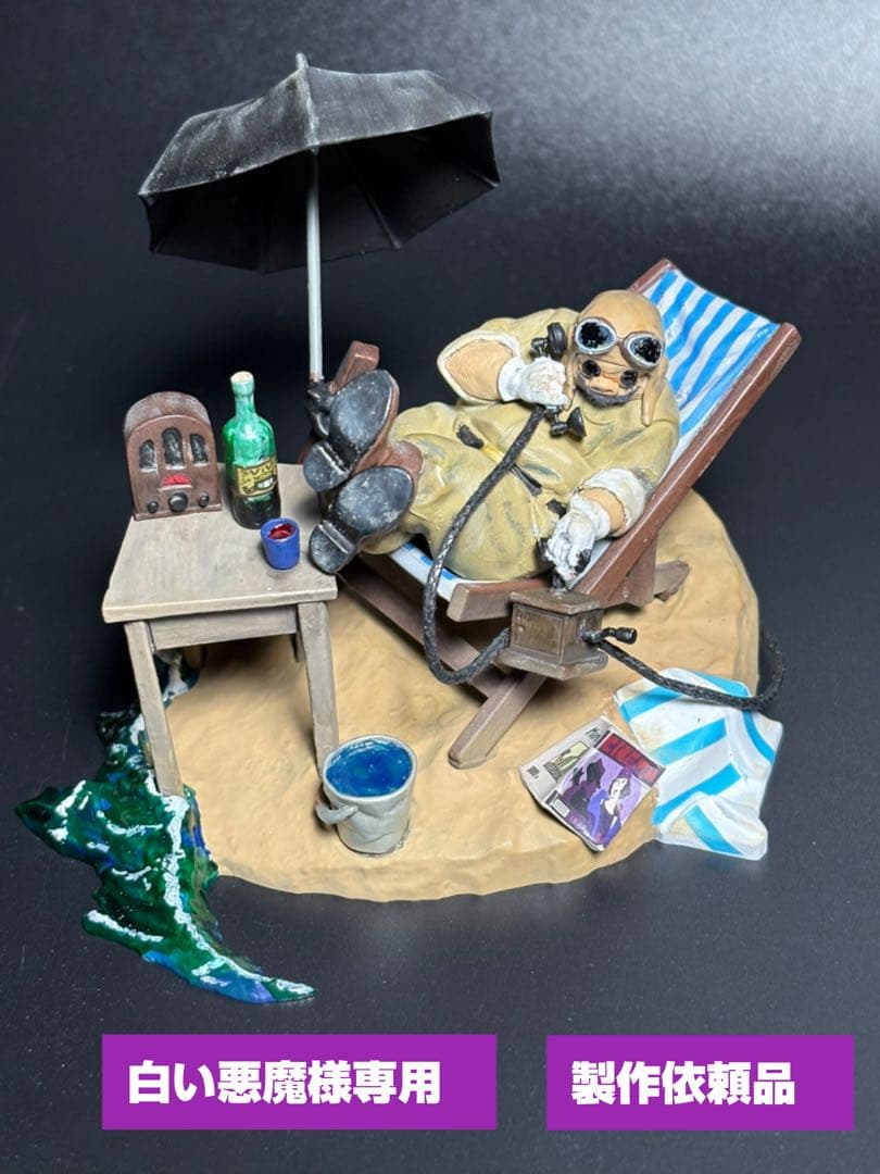 紅の豚 アジトのポルコ ノンスケール プラモデル 製品番号GV1 完成品