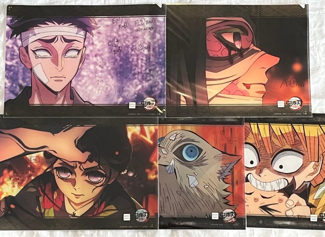 鬼滅の刃 柱稽古編 ダイニング お楽しみくじ クリアファイル まとめ売り