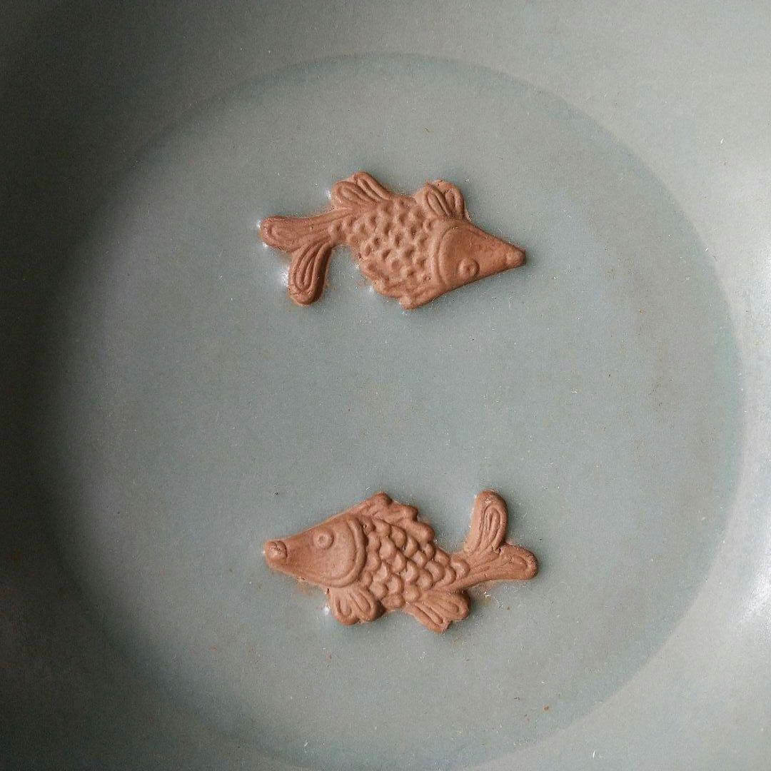 中国 龍泉窯 皿 元時代 骨董 茶道具