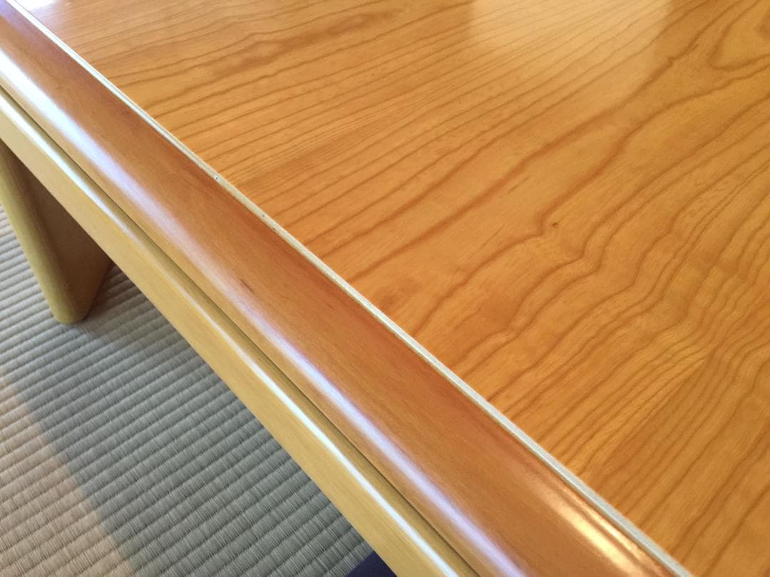 【美品】コイズミ 家具調コタツ ナチュラル木製 正方形 つぎ脚付き 600W