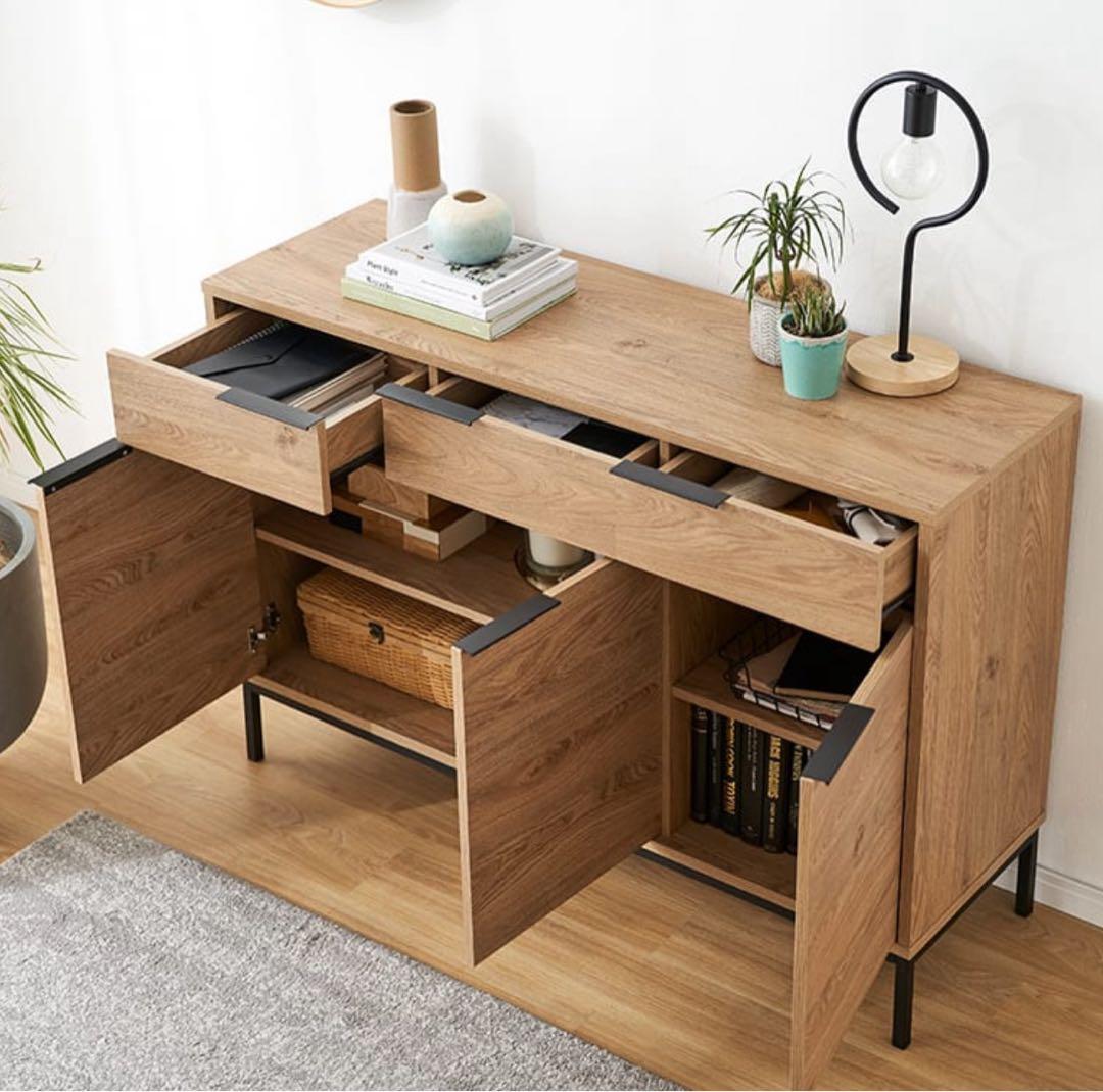 【値下げ】LOWYA ロウヤ シェルフ キャビネット チェスト 収納棚　美品