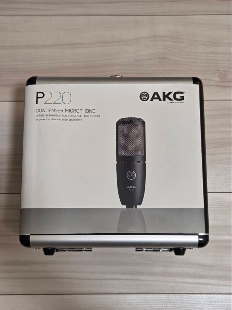 AKG P220 美品 動作確認済み コンデンサーマイク