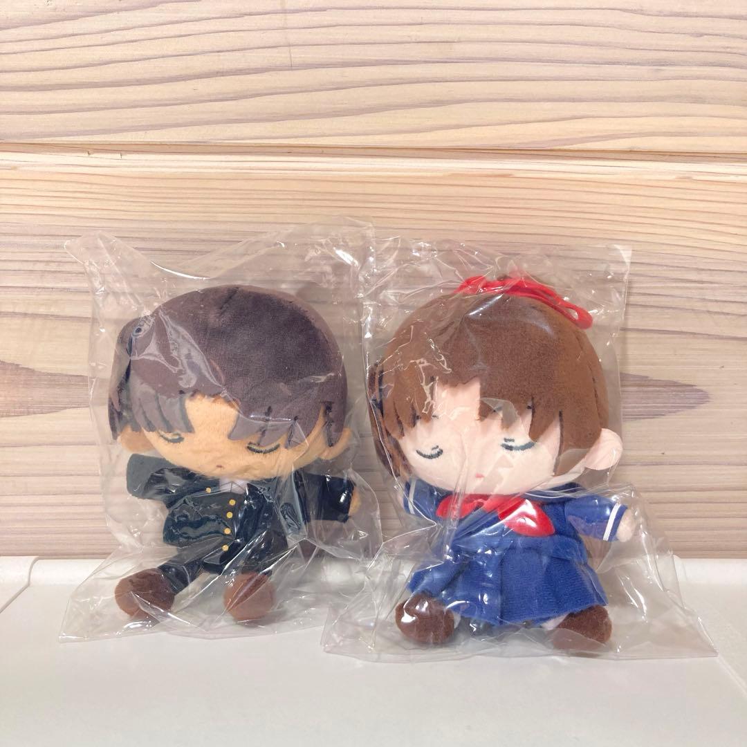 希少品★未開封品★名探偵コナン★おすわりぬいぐるみ★遠山和葉★服部平次