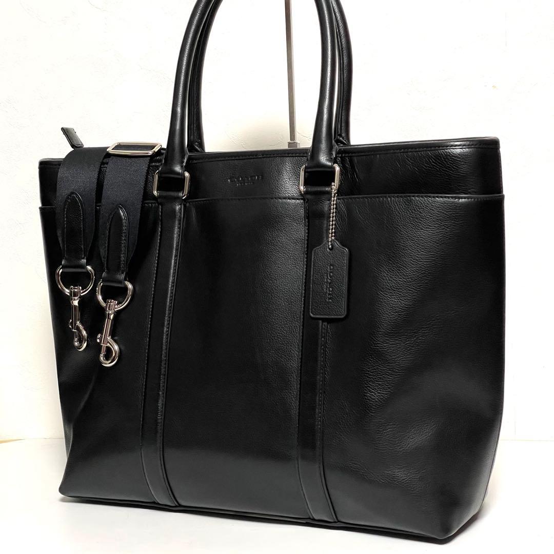 ✨極美品✨COACH コーチ ペリー ビジネスバッグ トートバッグ 2way 黒