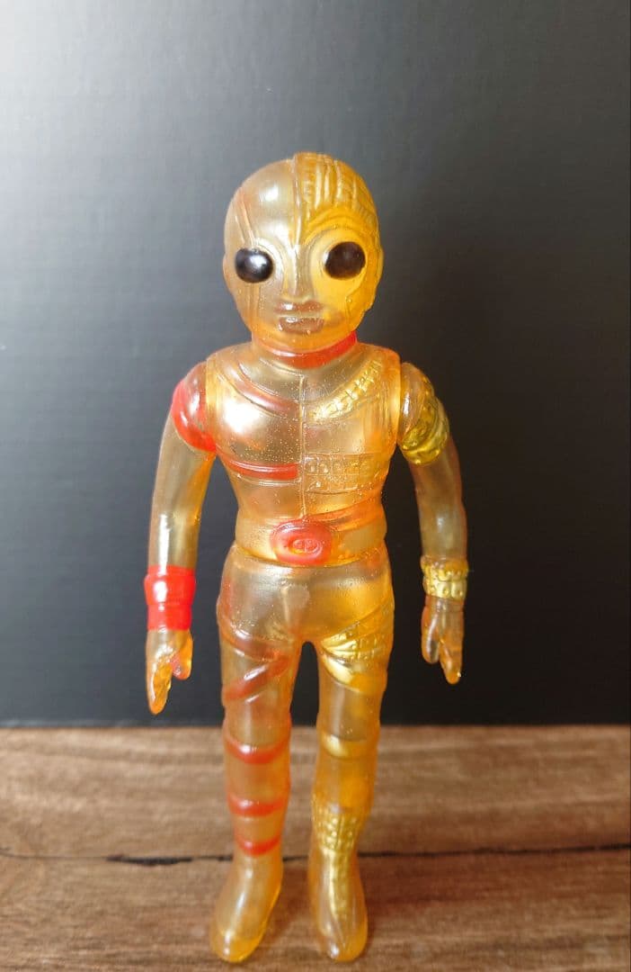 タカトク　人造人間キカイダー　ソフビ　クリア　スケルトン　当時物　レア