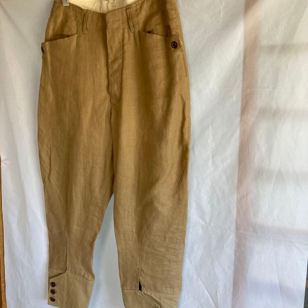 HAVERSACK H.S Equipment リネン パンツ サイズ1