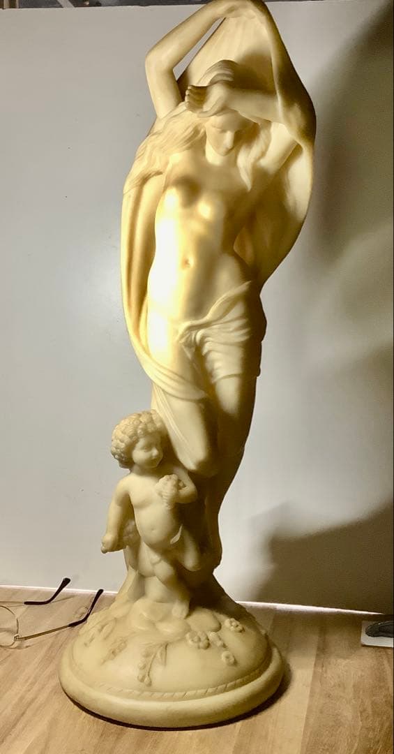 彫刻 女性と子供 65cm ポリレジン