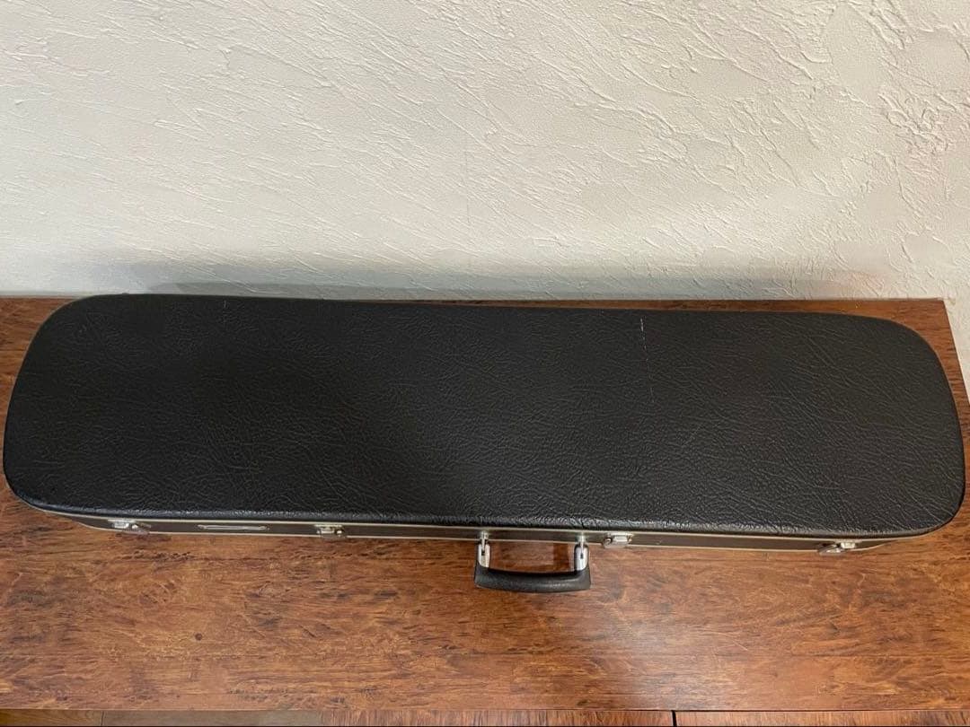 三味線　細棹　トチ紅木　子持ち綾杉胴　金細　二本溝