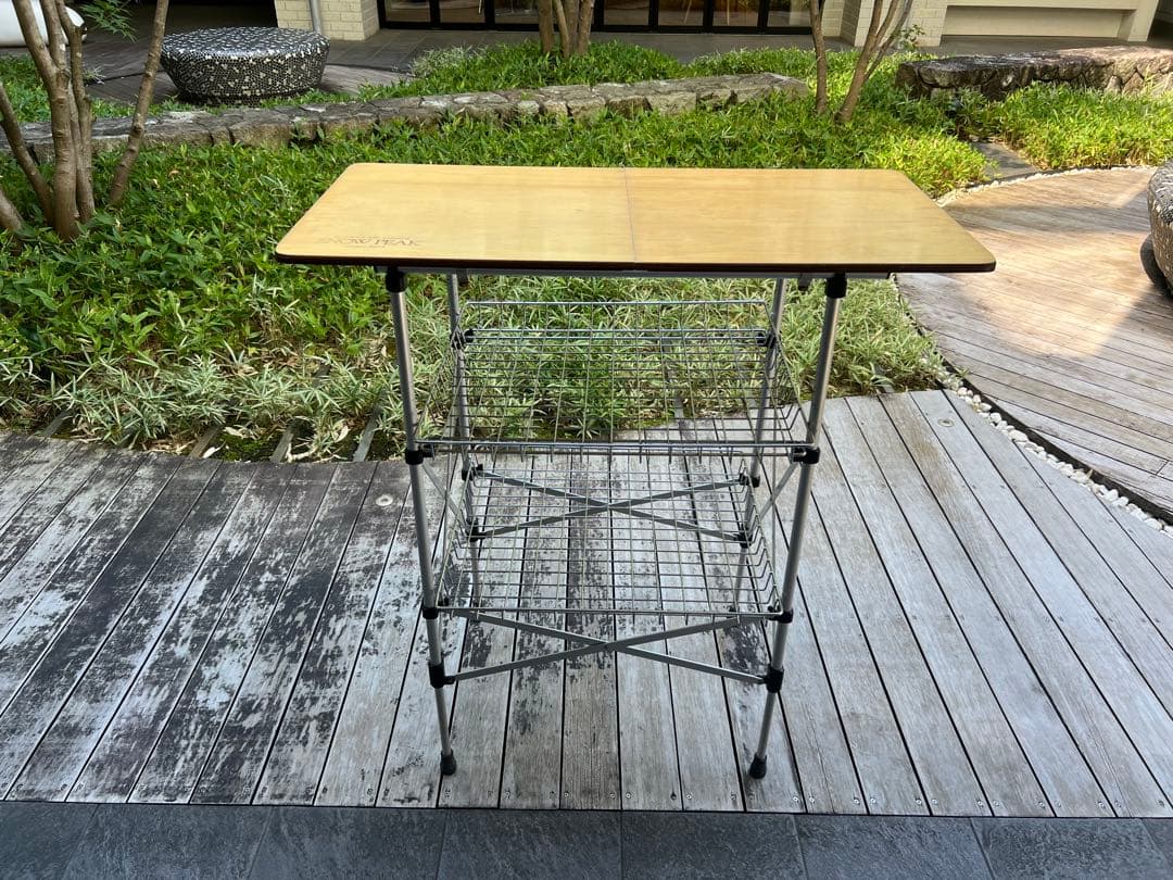  PEAK アウトドア/キャンプ用キッチンテーブル(収納バッグ付き)