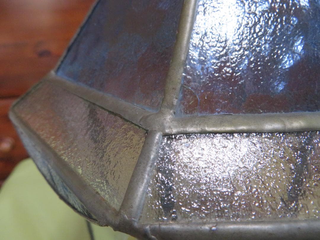 ◆ステンドグラス　テラリウム（　約23cm×約40cm）◆