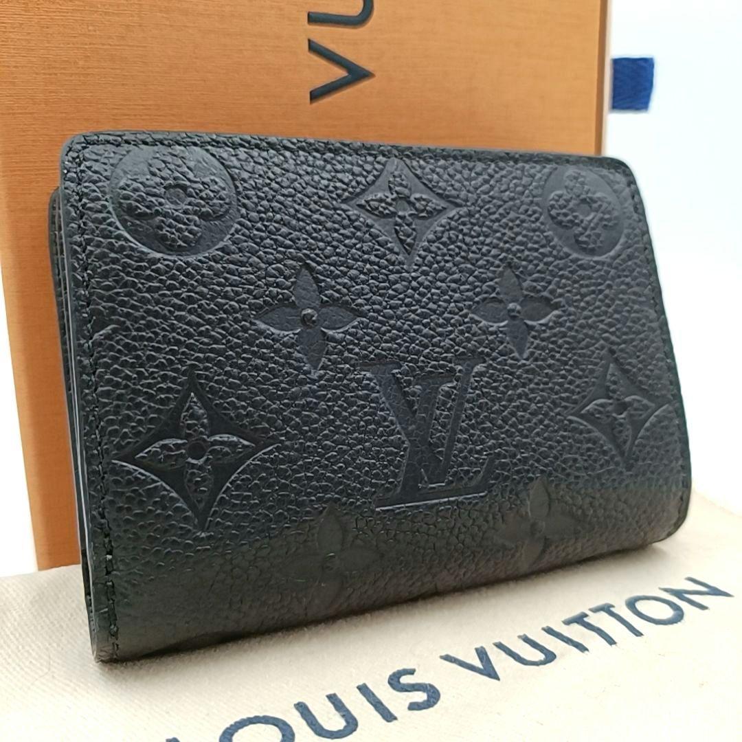 ルイヴィトン　モノグラム アンプラント ポルトフォイユ クレア ノワール