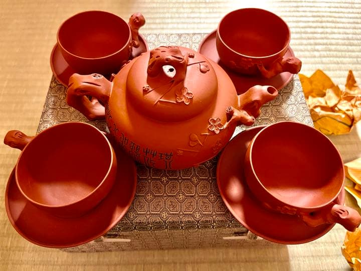 中国茶　宣興焼きセット　手渡し時は割引