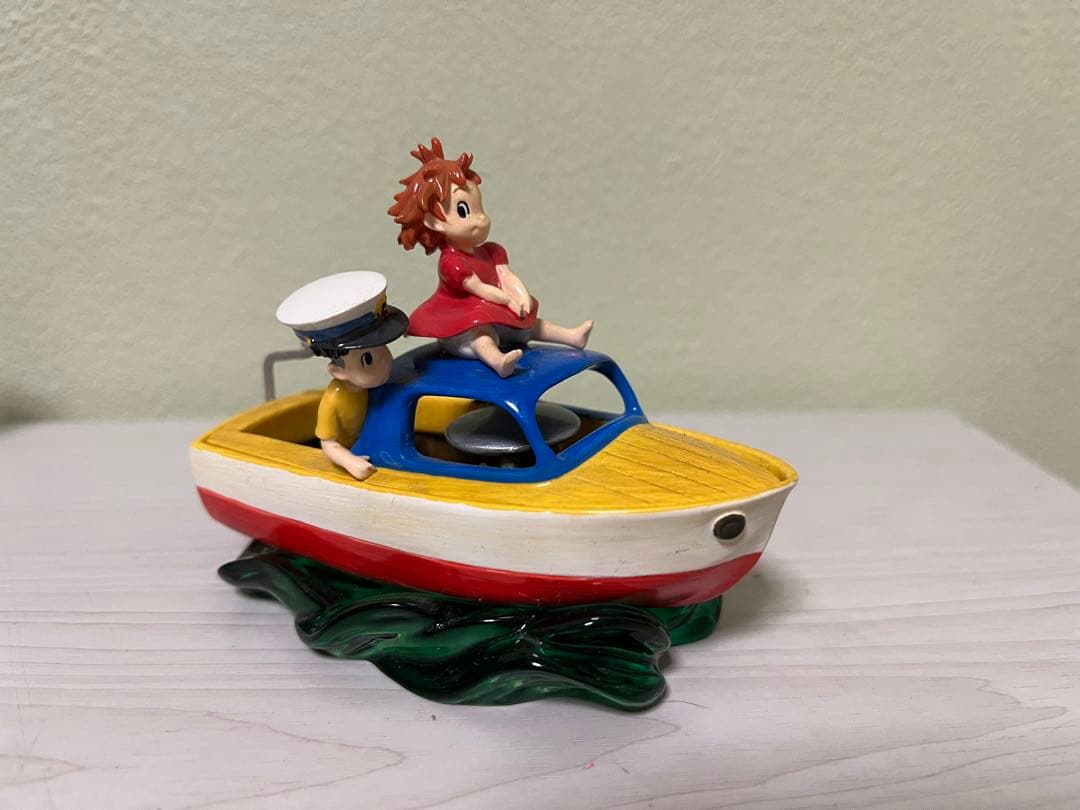 希少　崖の上のポニョ　イメージトレイ　ポンポン船　半魚人　2点