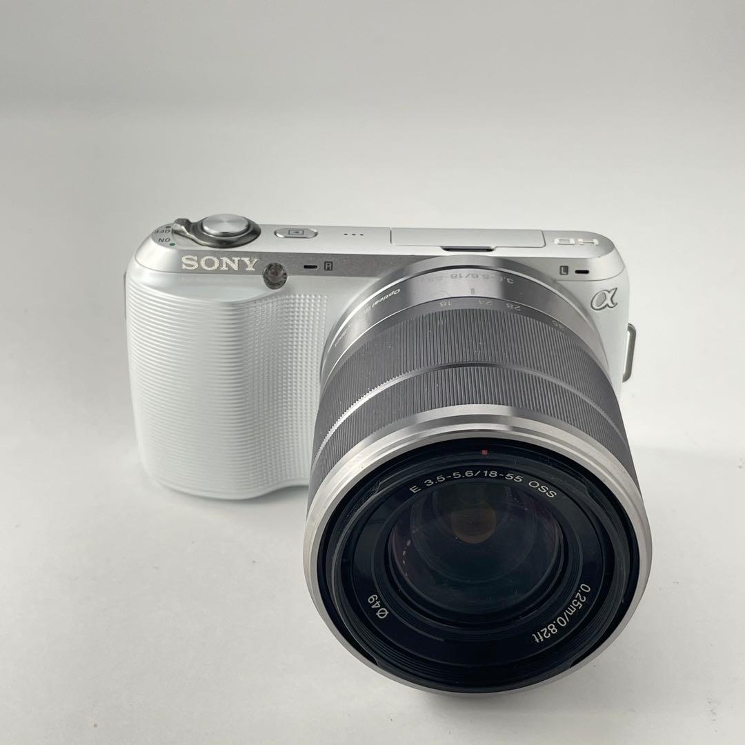 【国際版・返品保証】Sony NEX-C3 ホワイト レンズキット
