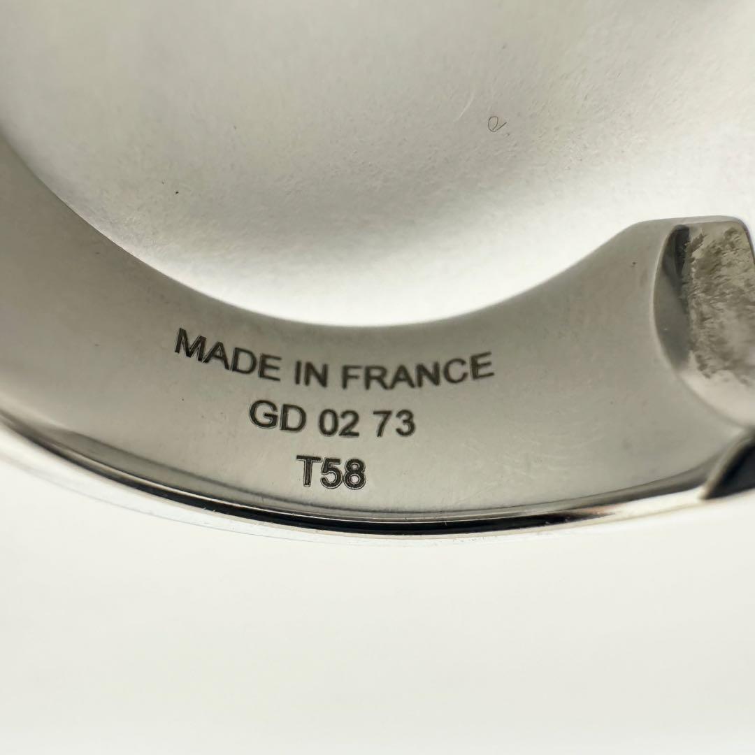 【美品】エルメス HERMES カルーゼル リング シルバー ブラック