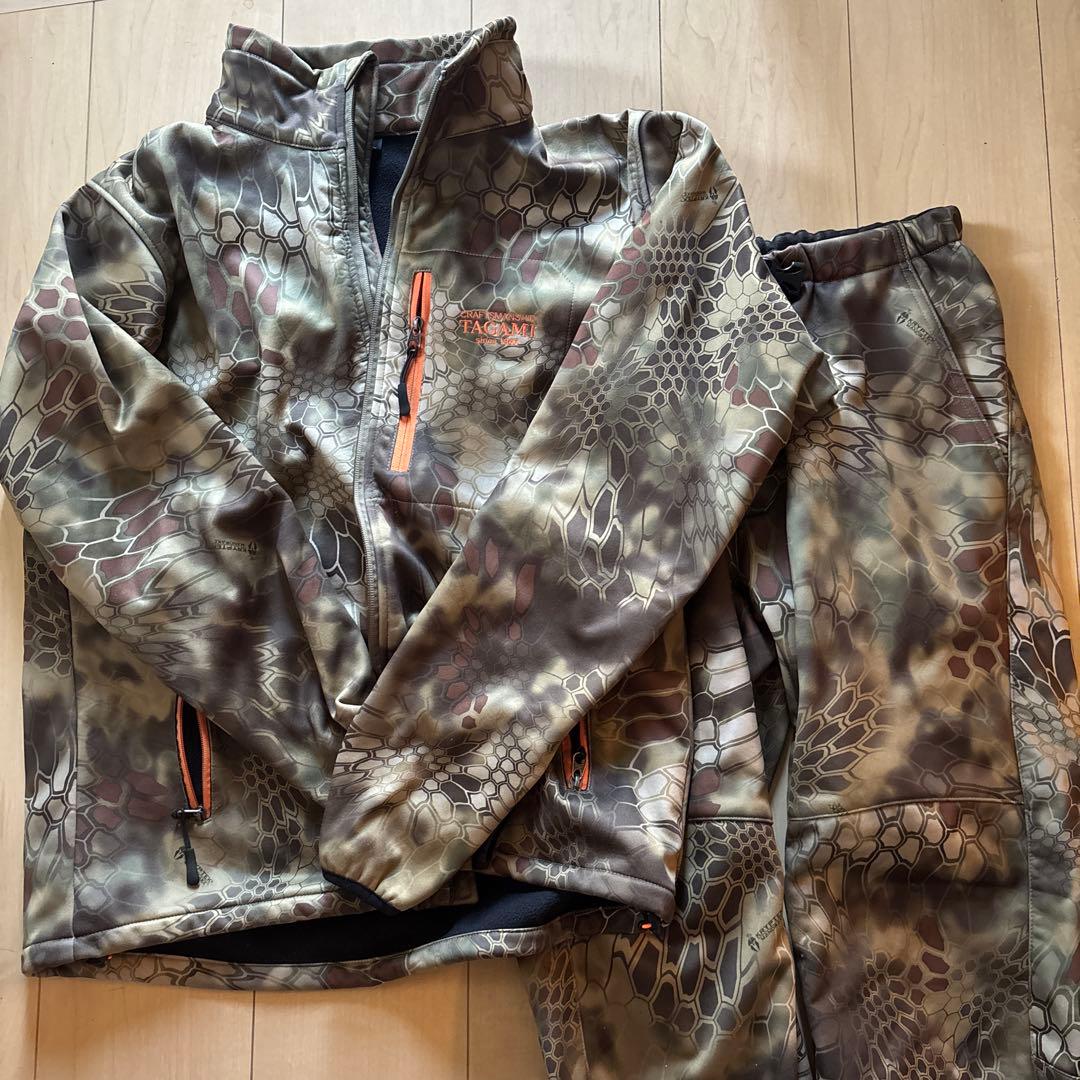 p*g様 TAGAMI 狩猟服　L サイズ　カモフラージュ ジャケット パンツセ