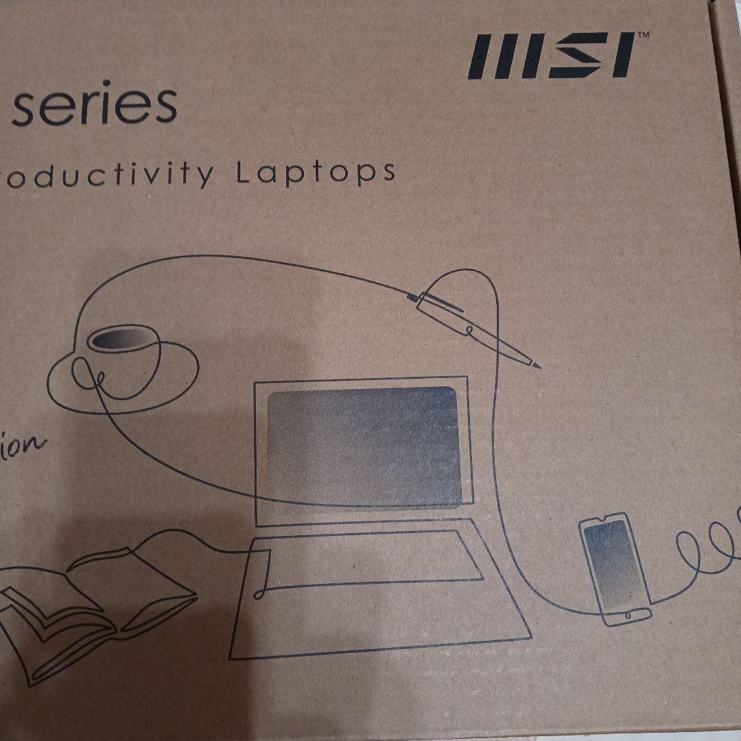 MSI ノートパソコン 14型 中古 難有り 黒