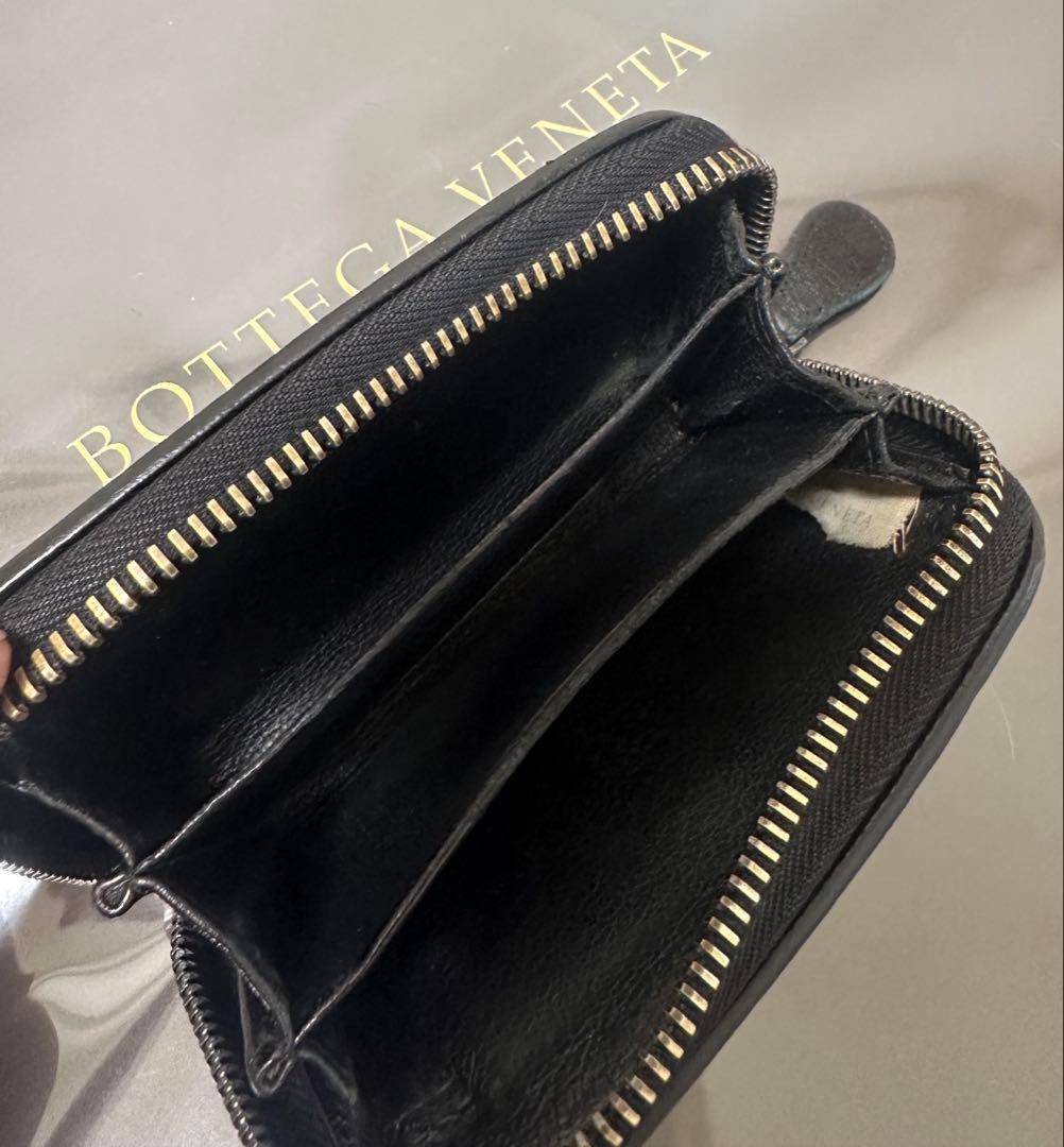 【美品】ボッテガヴェネタ イントレチャートケース/ラム/黒/4️⃣✨✨