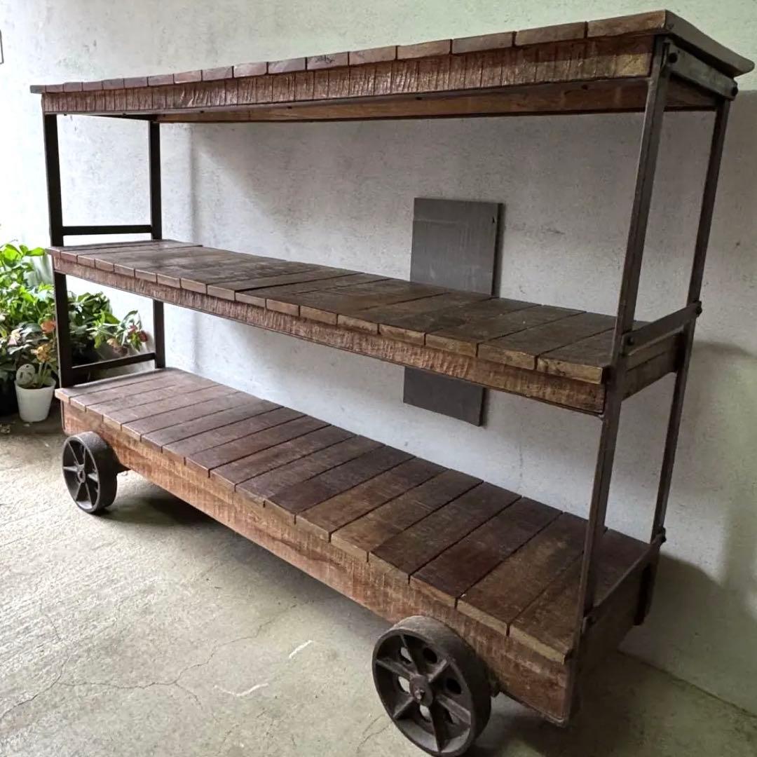 ジャーナルスタンダードファニチャー　バースシェルフ　ヴィンテージ　アンティーク