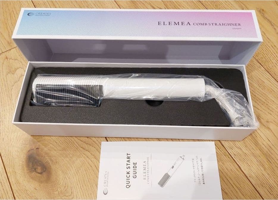 クレイツ コームストレーナーELEMEA ブラシアイロン