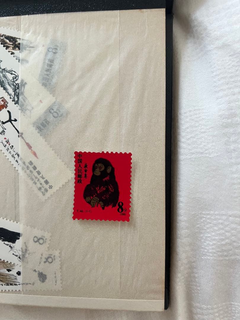 日本 と中国使用済切手収集帳