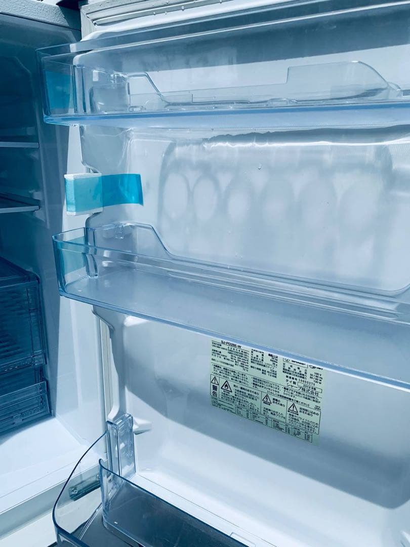 ①✅SHARPノンフロン冷凍冷蔵庫✅ ✅SJ-PD28E-W✅送料設置無料