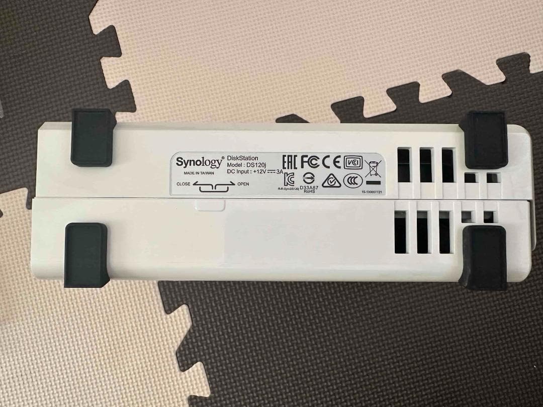 Synology DS120j NAS(6TB)、外付けHDD(6TB)
