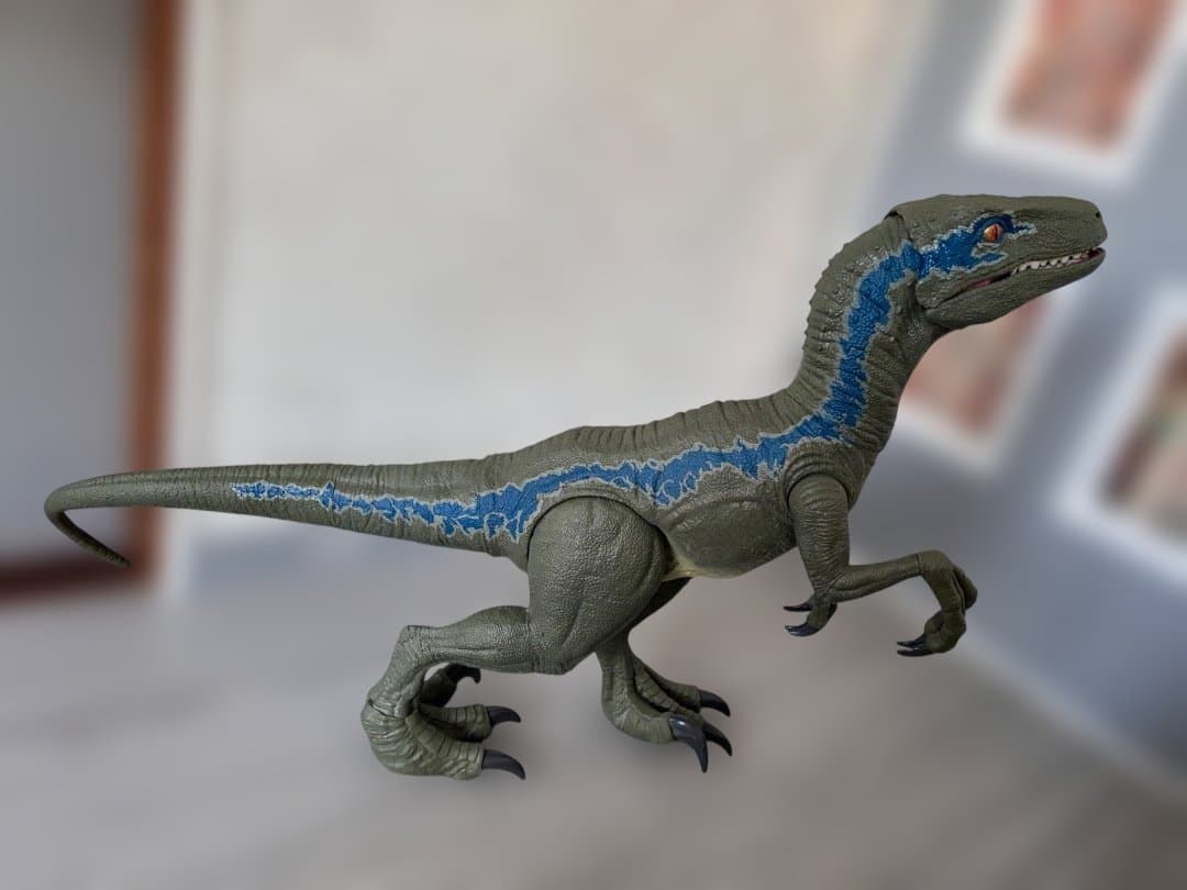 ジュラシックワールドジュラシックパークブルー恐竜フィギュア90cm以上