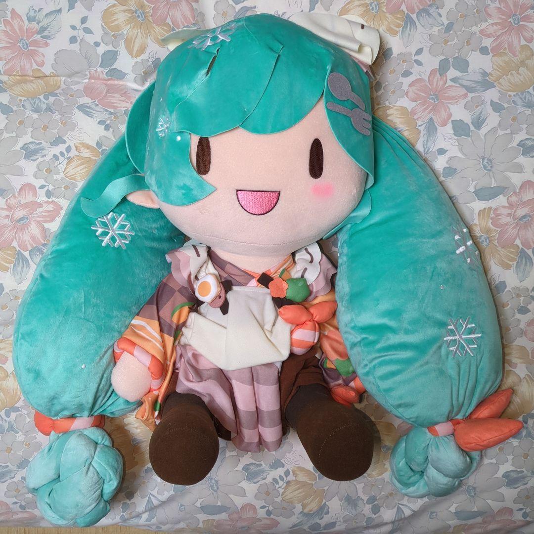 初音ミク 雪ミク ふわぷち どでかジャンボぬいぐるみ MIKU 2024