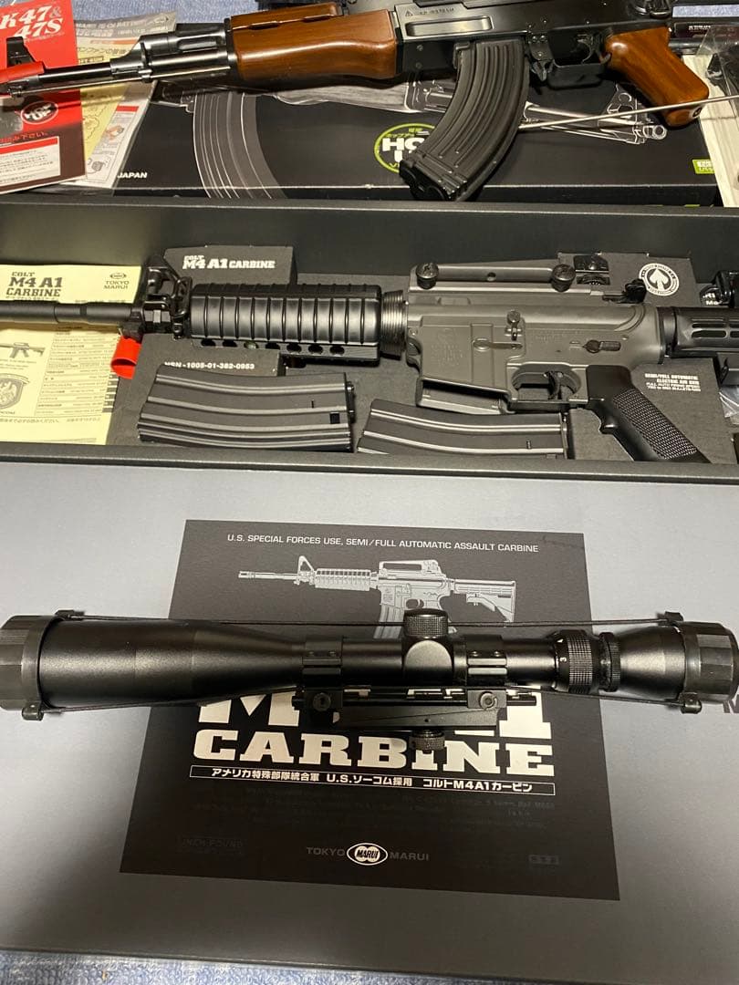 東京マルイ　電動ガン　AK47 M4A1 2個セット