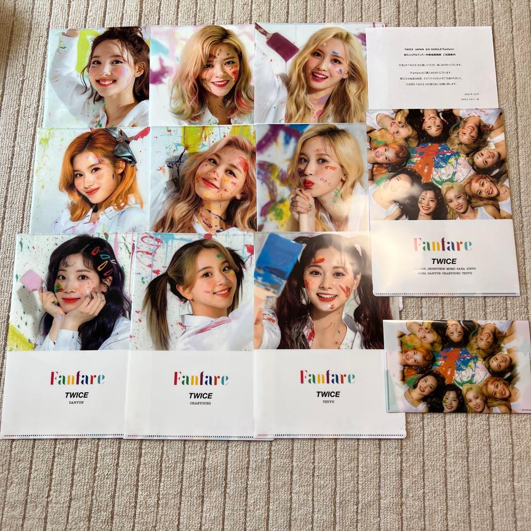 TWICE Fanfare クリアファイル ミニクリアファイル