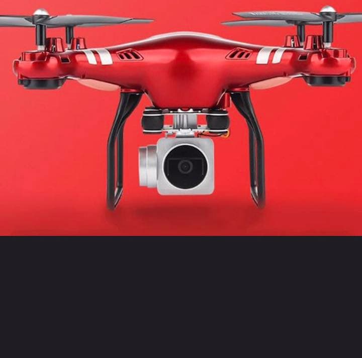 新品ドローン  レッド