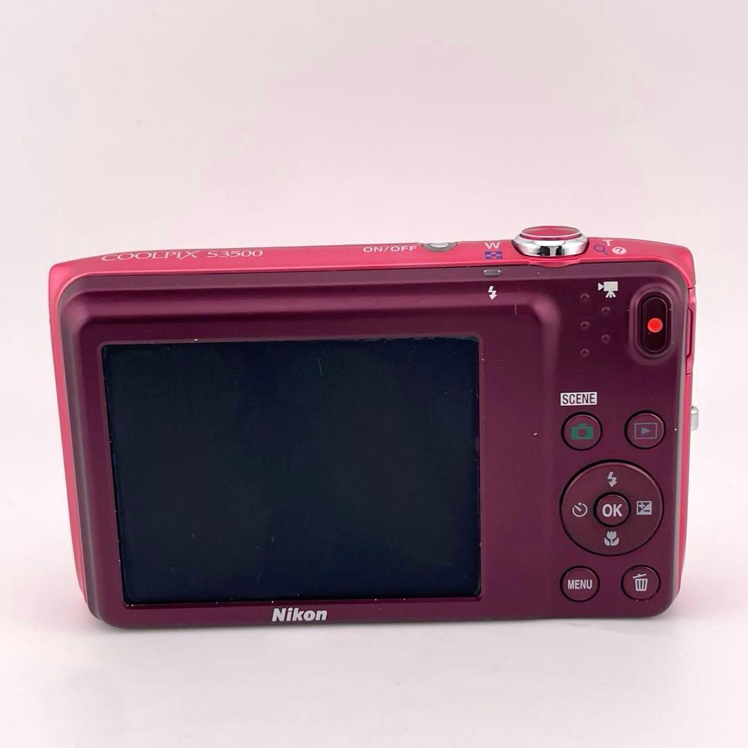 実写美⭕️良品【動作確認済】Nikon COOLPIX S3500 ピンク
