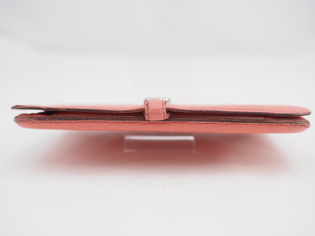 セール　2016年　HERMES エルメス ドゴンGM 財布 二つ折り ピンク