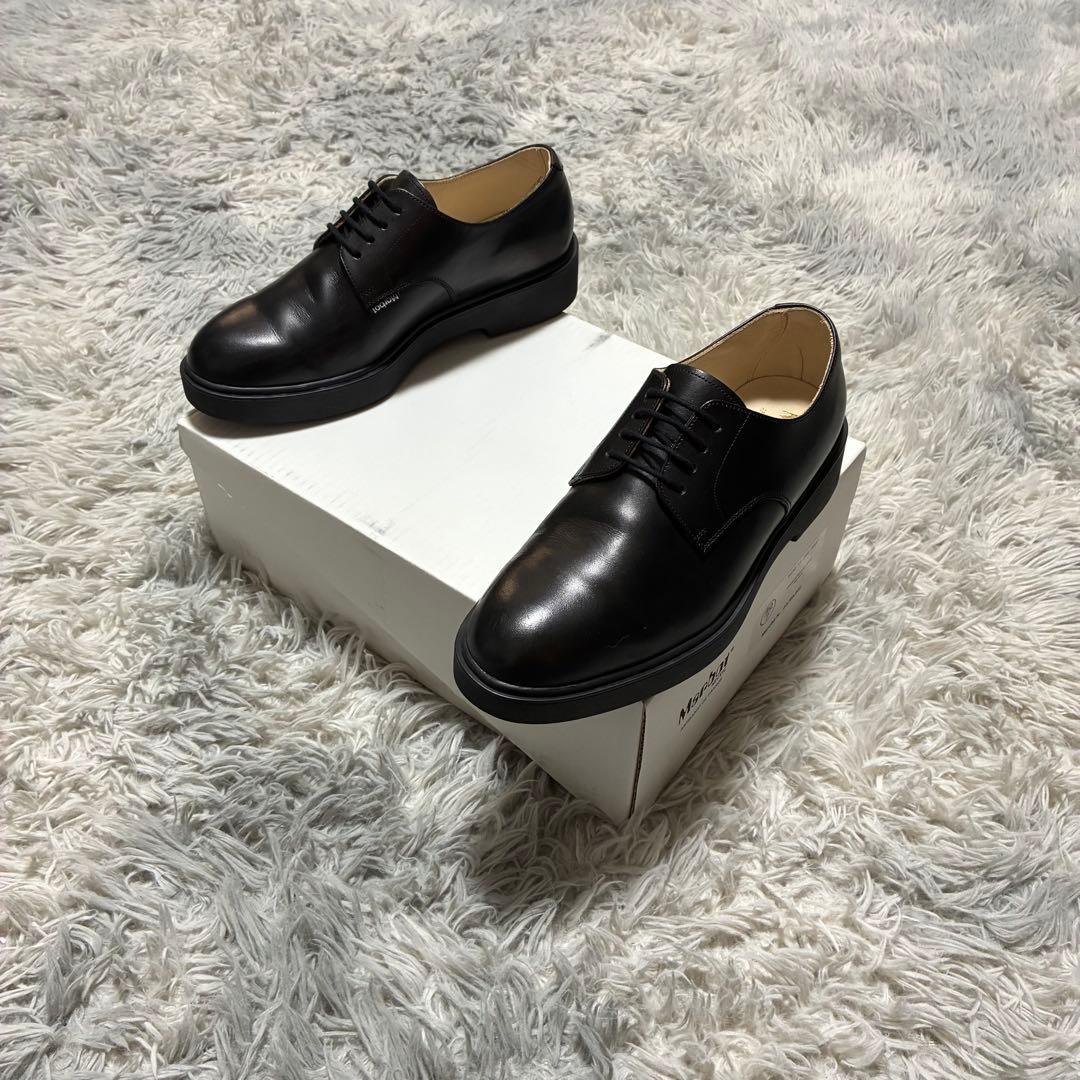 【良品】Marbot ポストマン 本革 40 BLACK〈定価44,000円〉