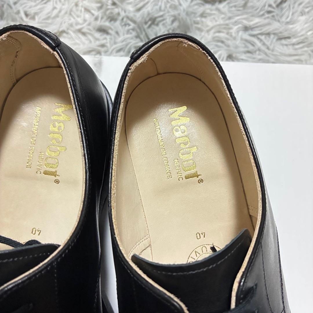 【良品】Marbot ポストマン 本革 40 BLACK〈定価44,000円〉