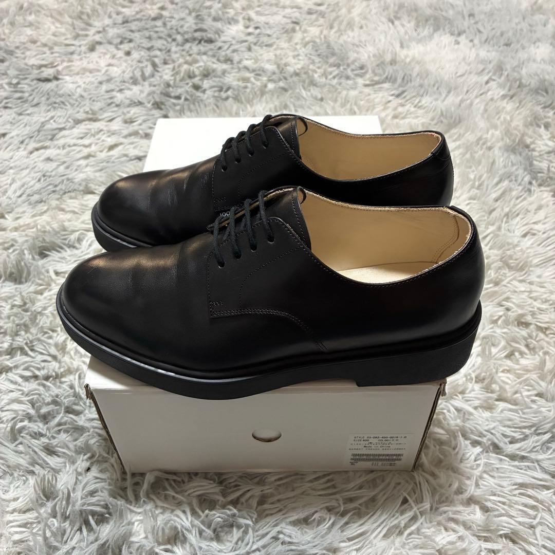 【良品】Marbot ポストマン 本革 40 BLACK〈定価44,000円〉