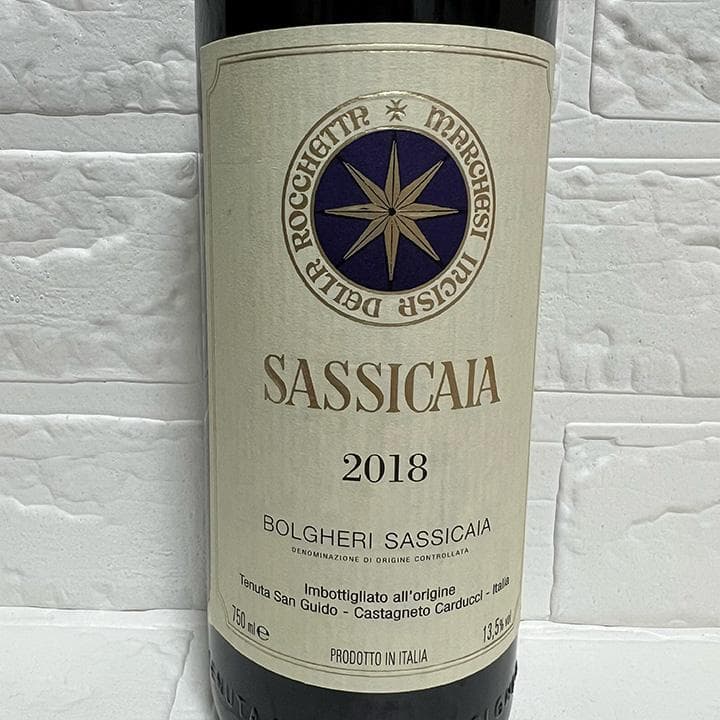 Sassicaia 2018 赤ワイン 750ml ボルゲリ サッシカイア