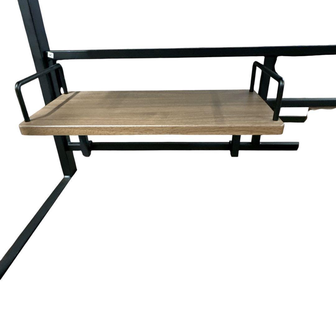 美品 ニトリ パソコンデスク 収納付き