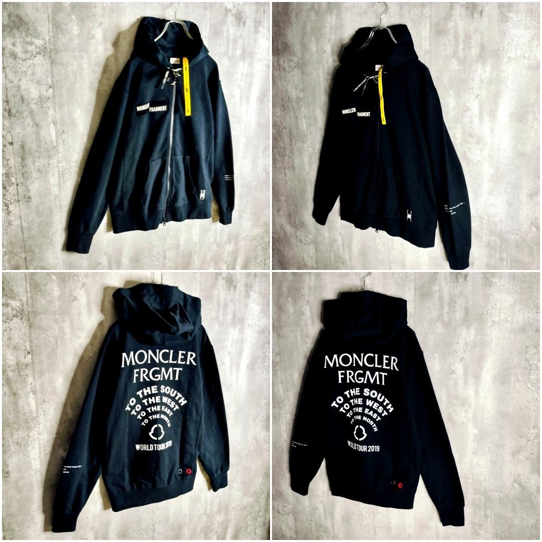 【美品・QR確認済】モンクレール フラグメント19SS ジップアップパーカー M