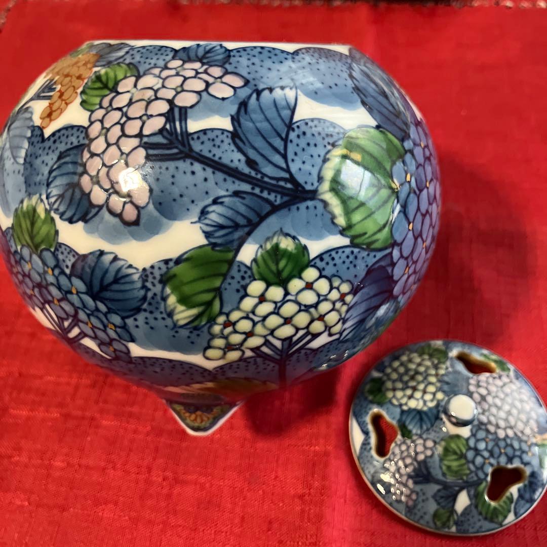m*a様 村上玄輝　香炉 蓋付き　紫陽花